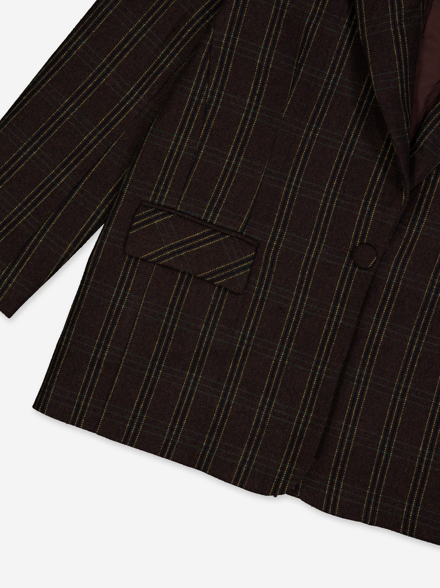 Oversized checked blazer - ULK Java