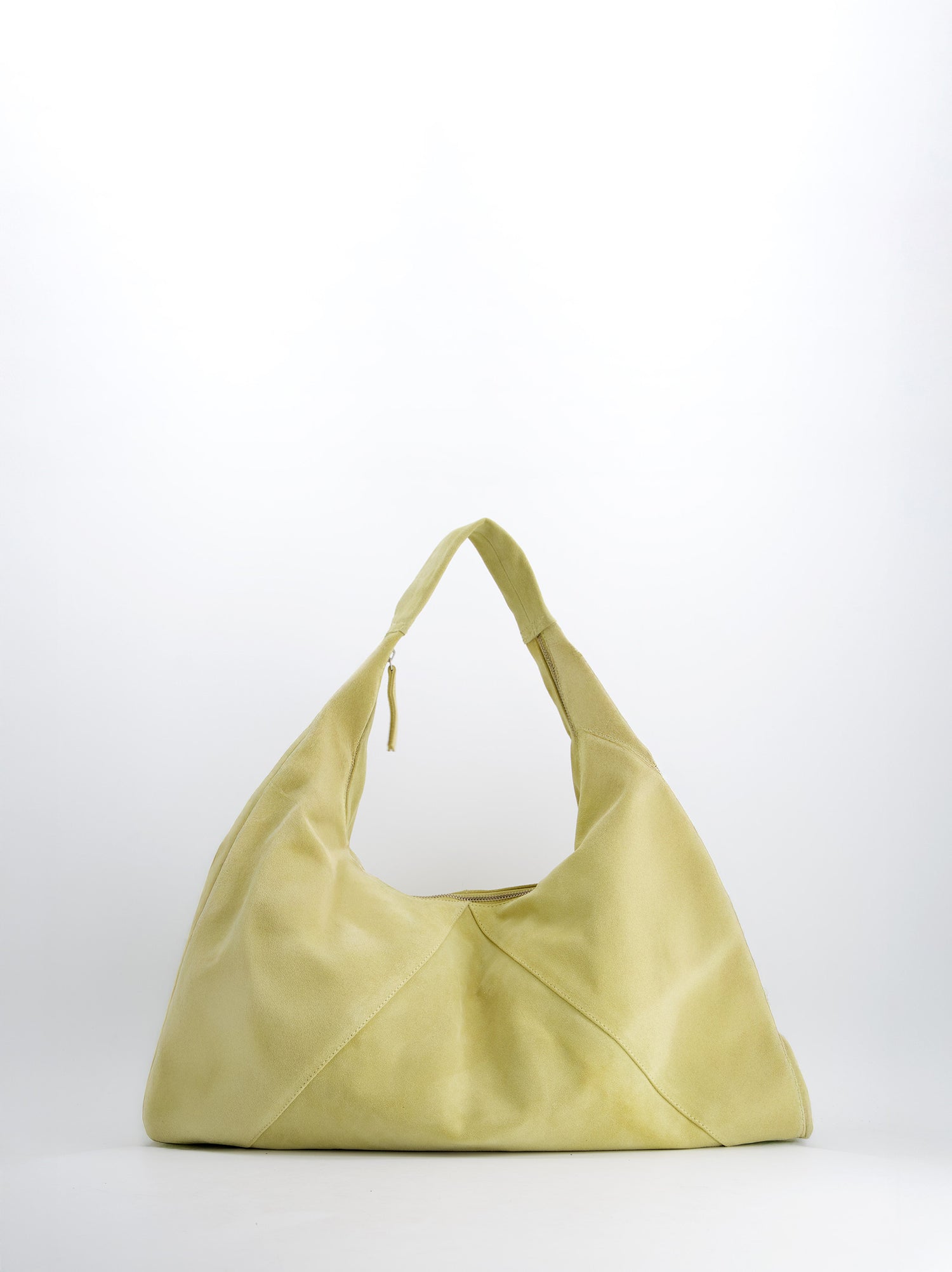 Bolso De Piel En Amarillo Suave - Marne