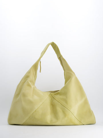 Bolso De Piel En Amarillo Suave - Marne