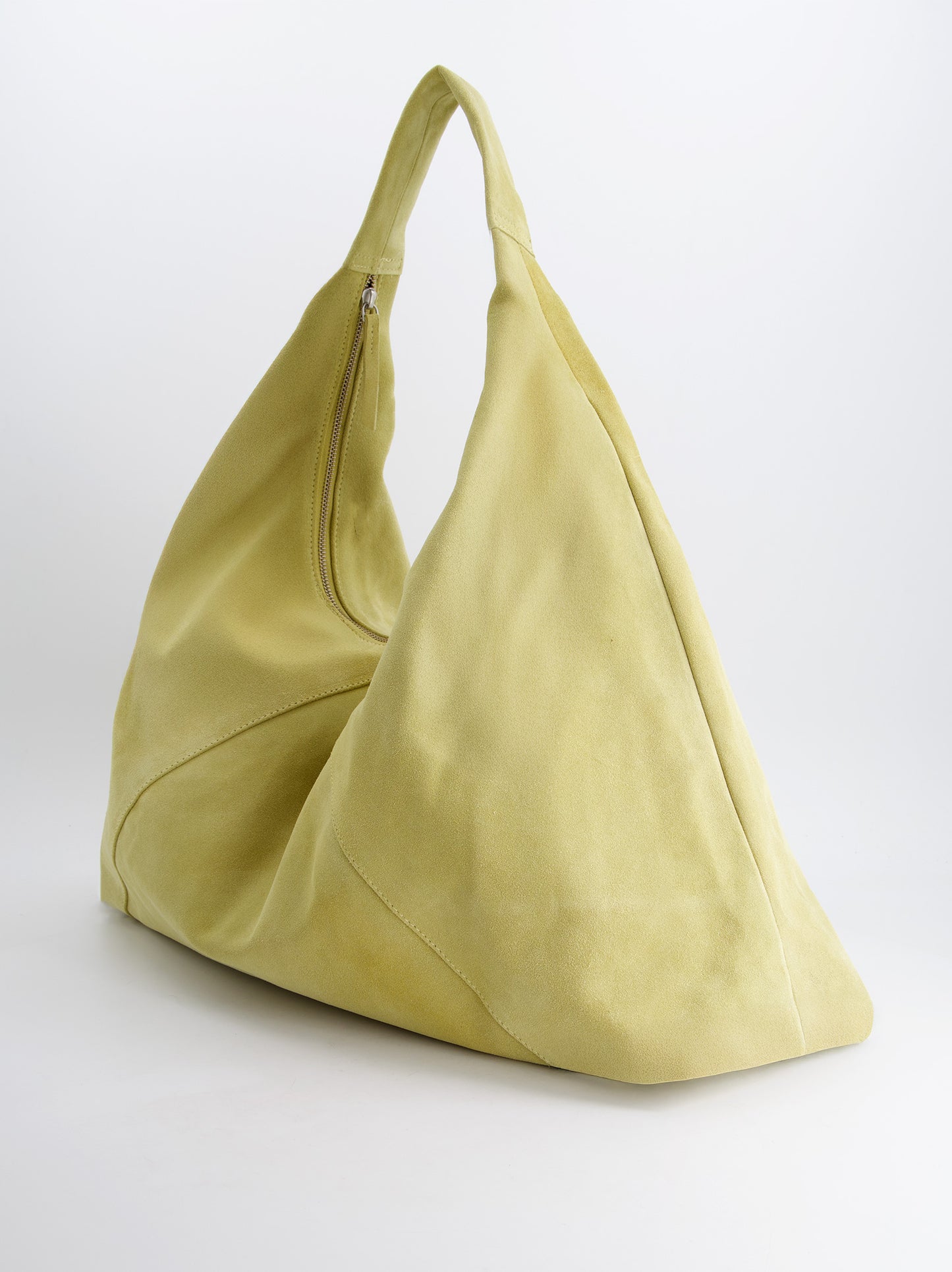 Bolso De Piel En Amarillo Suave - Marne