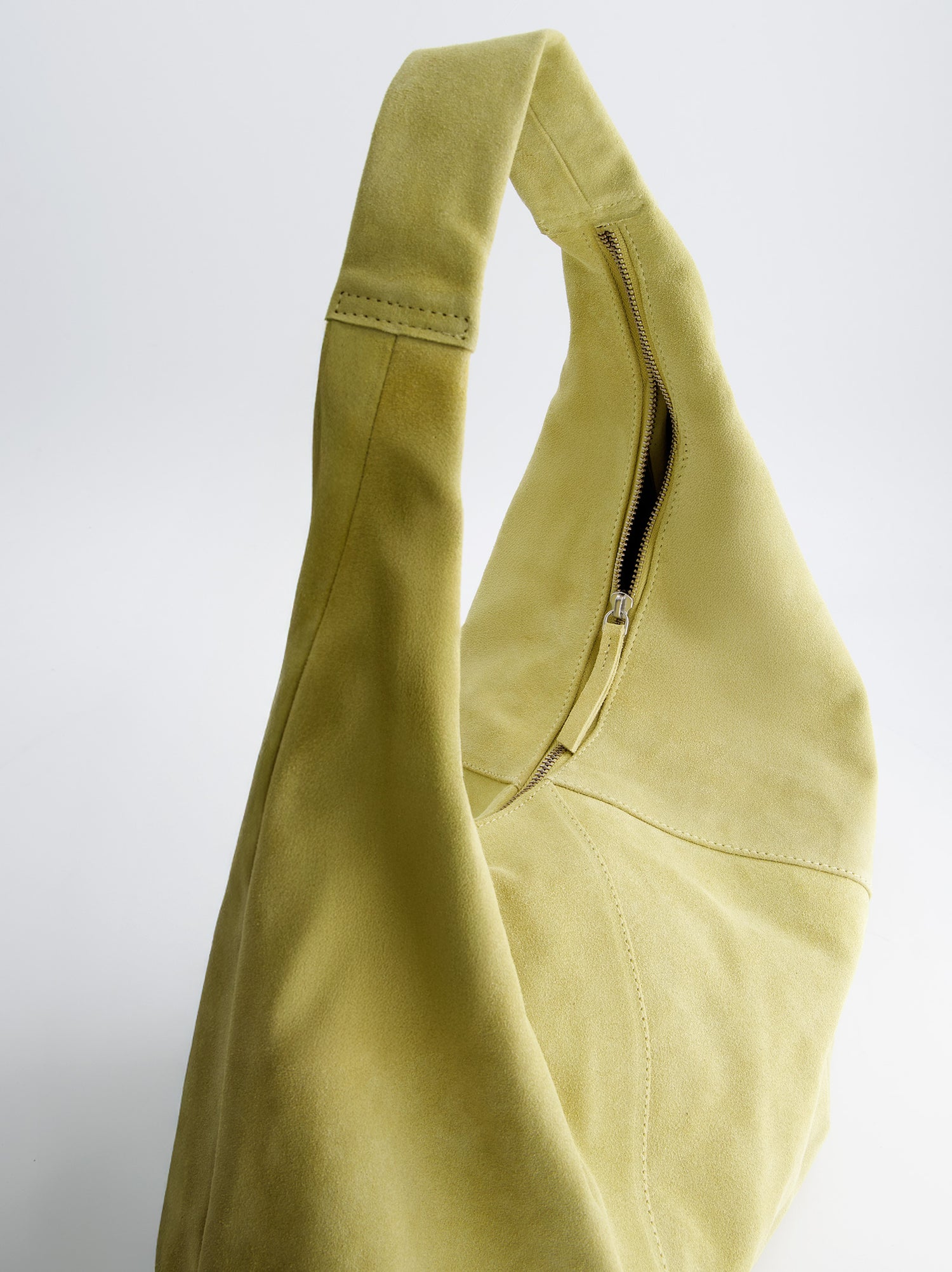 Bolso De Piel En Amarillo Suave - Marne
