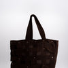 Bolso Shopper Trenzado Marrón - Bruna