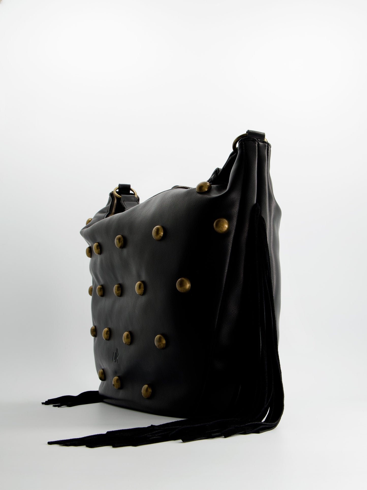 Studded and fringed bag - ULK Goudust