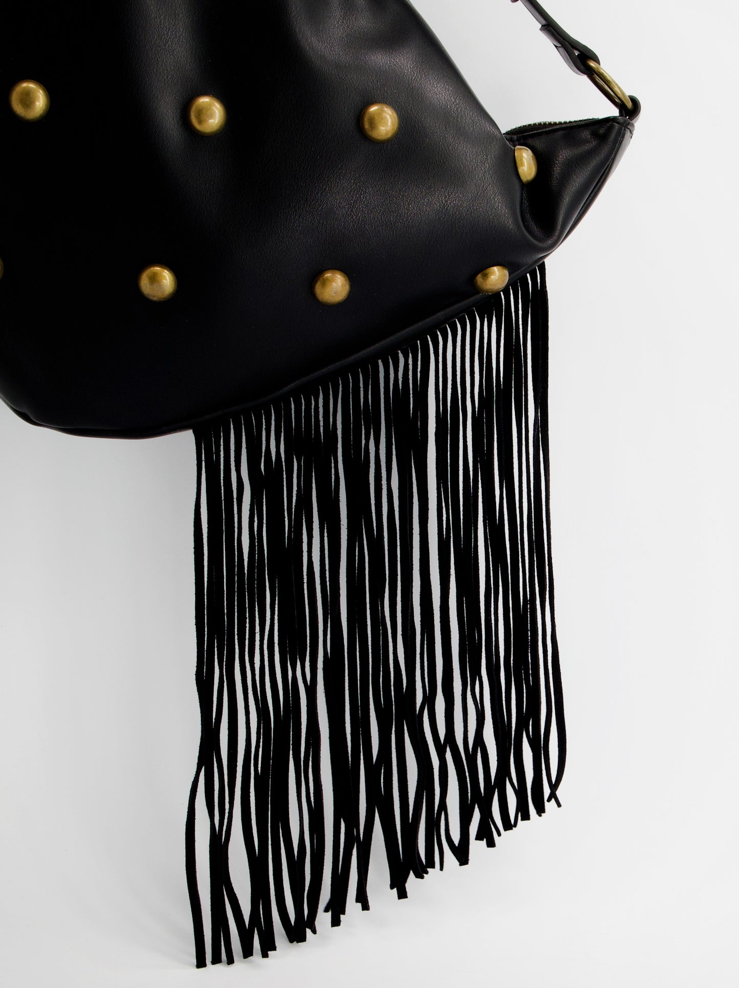 Studded and fringed bag - ULK Goudust