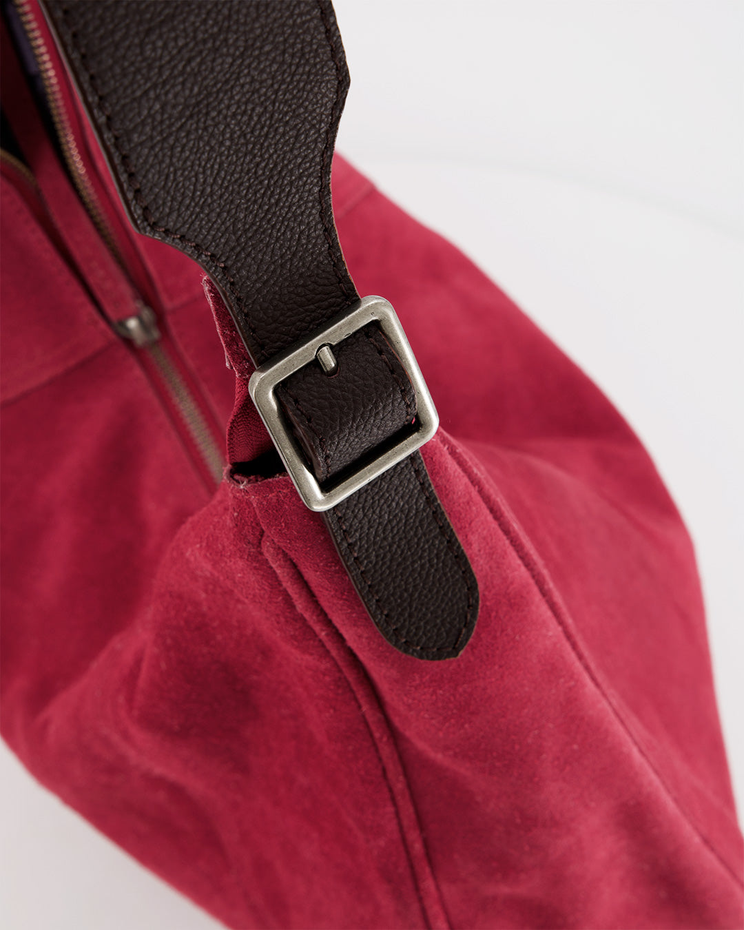 Bolso de ante rosa - Cacahuet