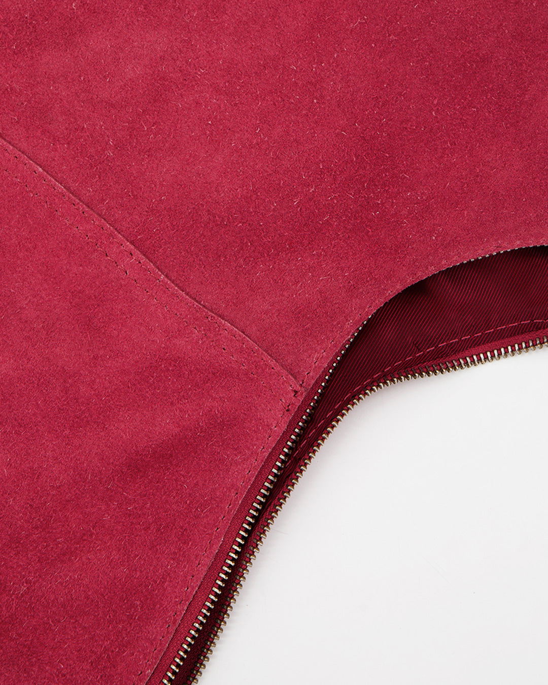 Bolso de ante rosa - Cacahuet