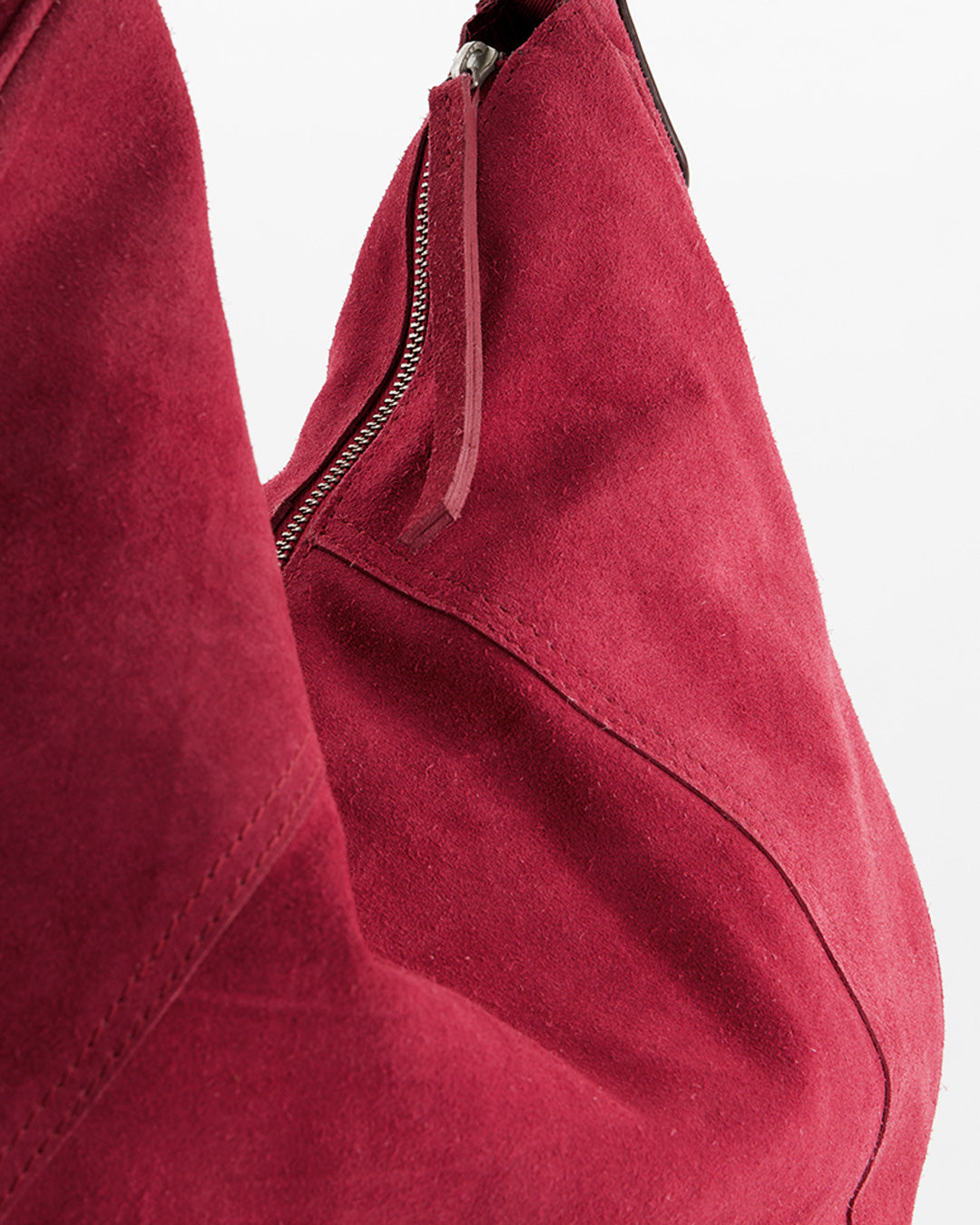 Bolso de ante rosa - Cacahuet