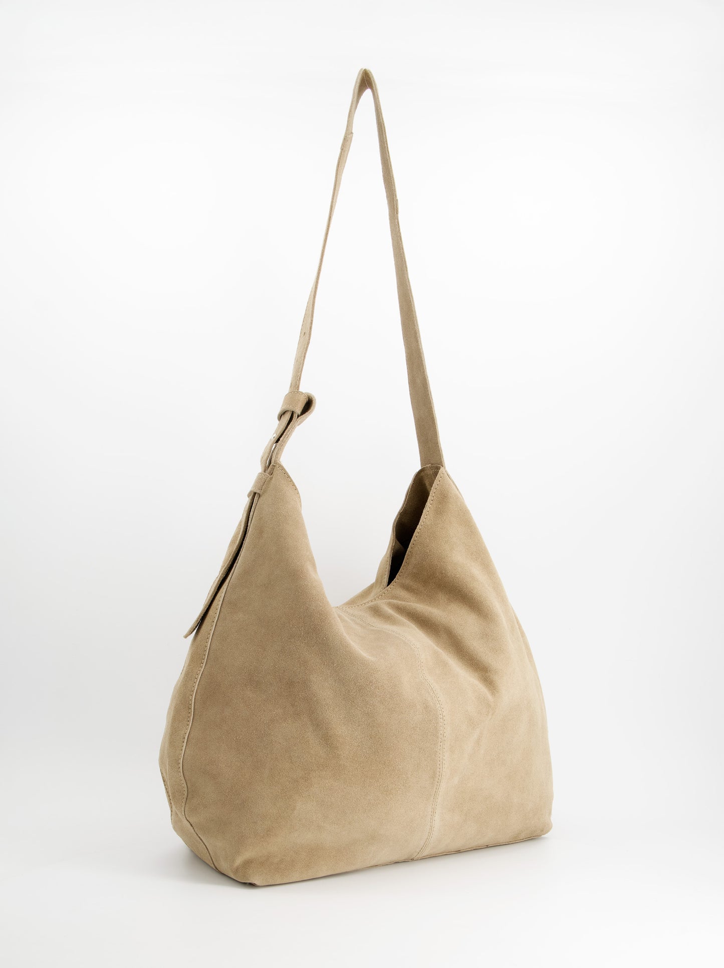 Bolso de hombro hobo en piel de ante - ULK Padua