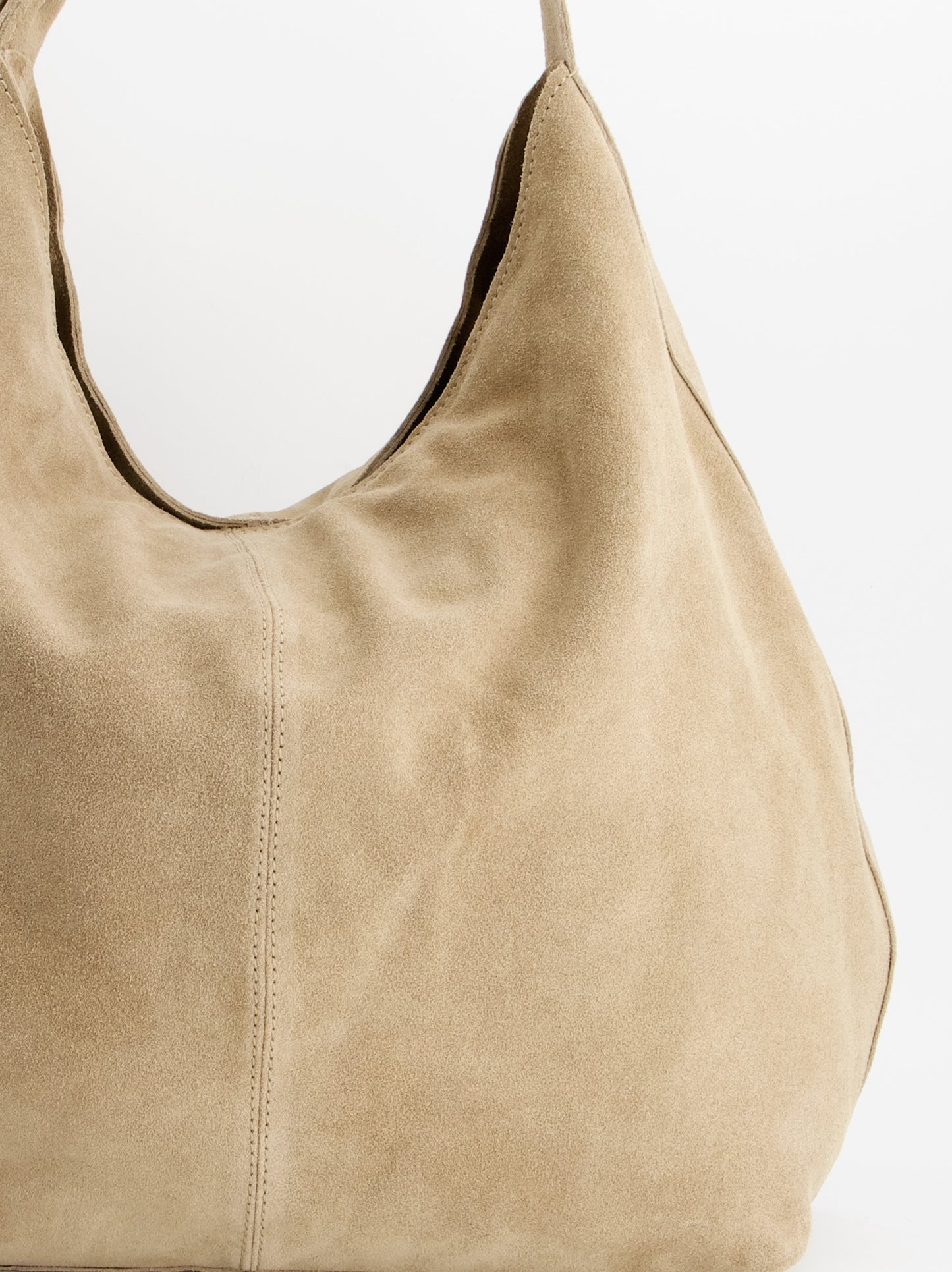 Bolso de hombro hobo en piel de ante - ULK Padua