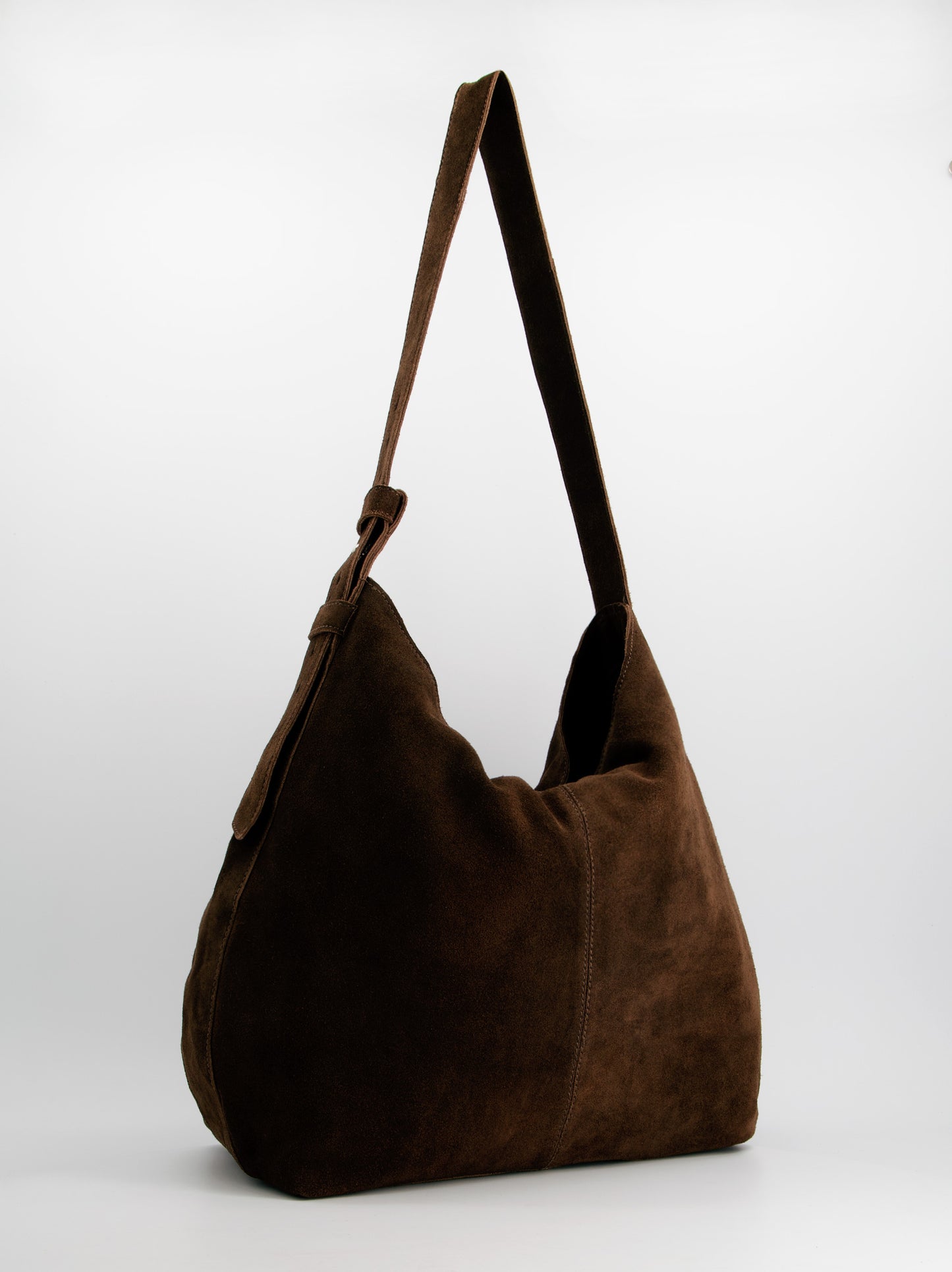 Suede hobo shoulder bag - ULK Padua