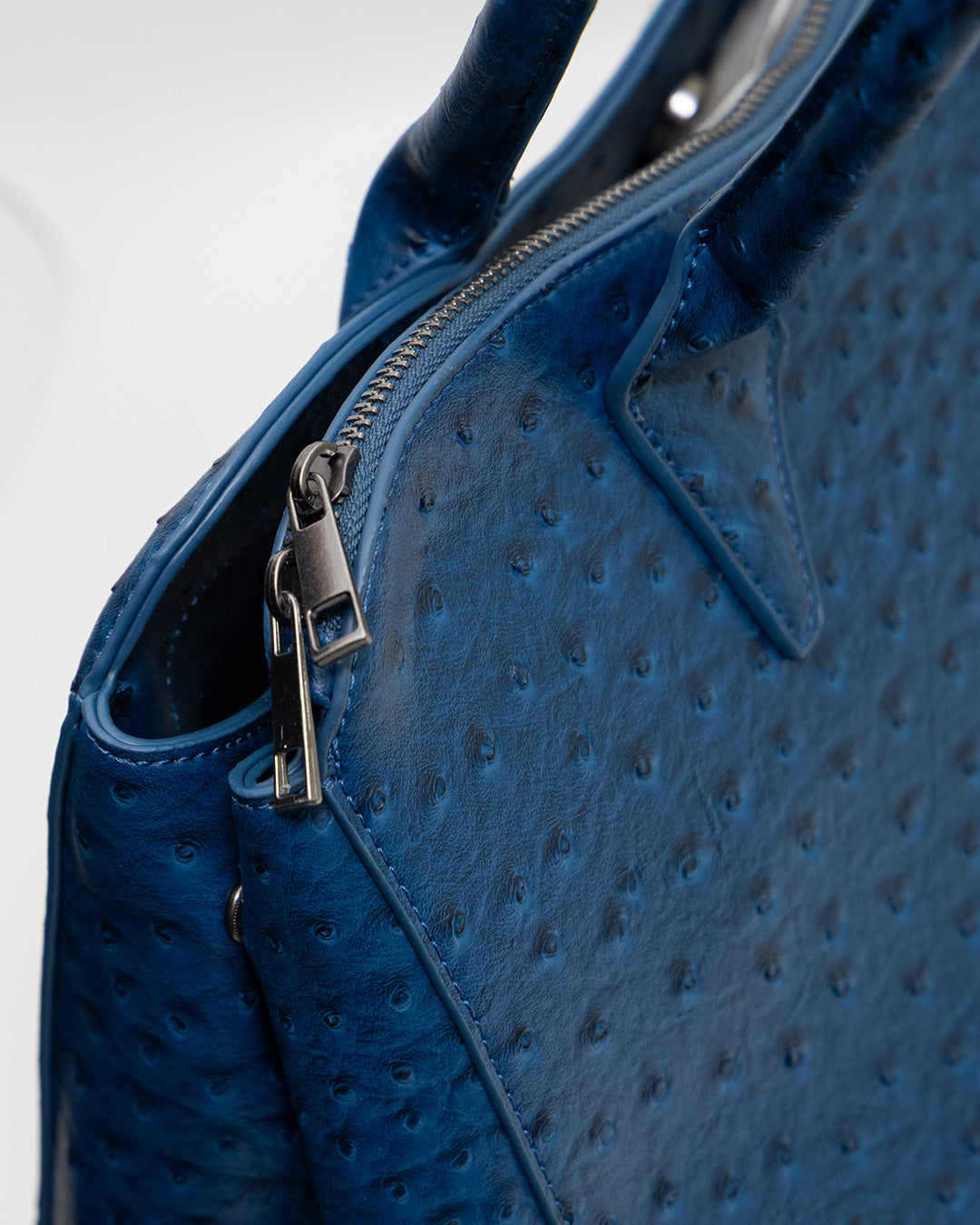 Bolso de piel azul - Nepo