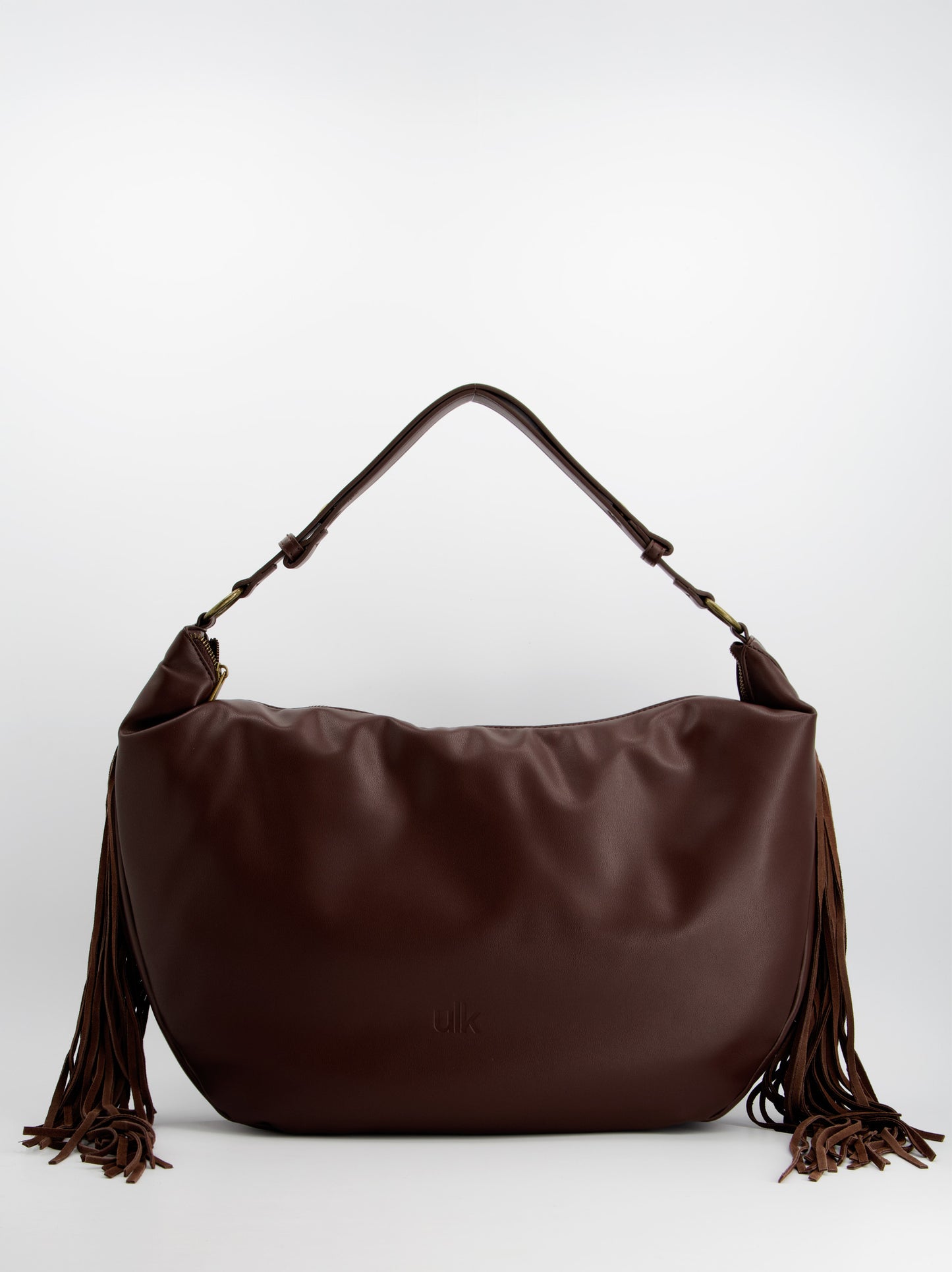 Leather bag with fringes - ULK Goudu