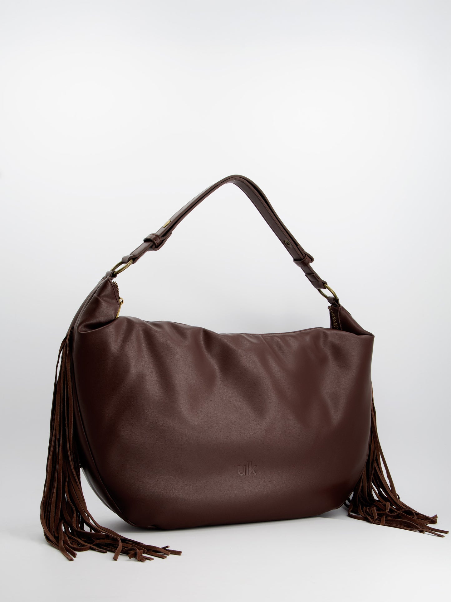 Leather bag with fringes - ULK Goudu