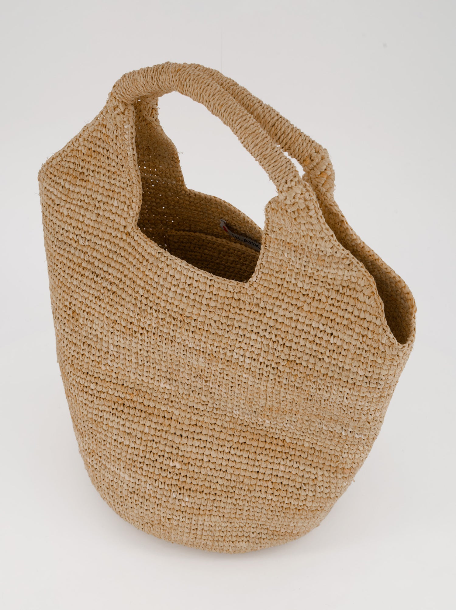 Bolso de rafia trenzada - Hanae Mid