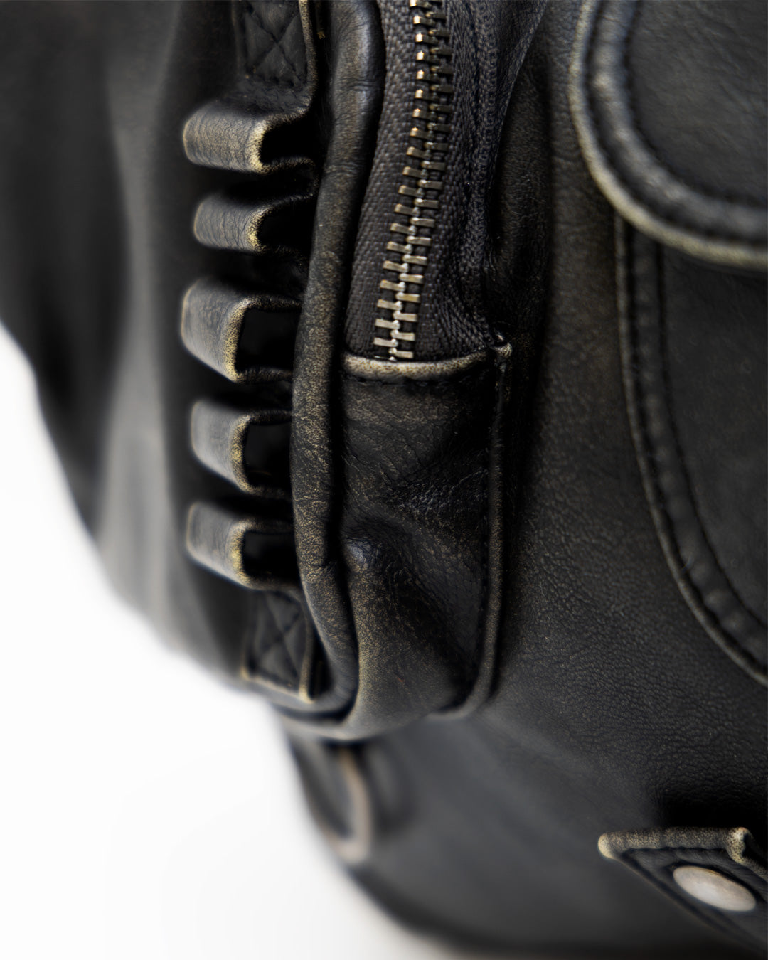 Bolso efecto desgastado negro - Oxid