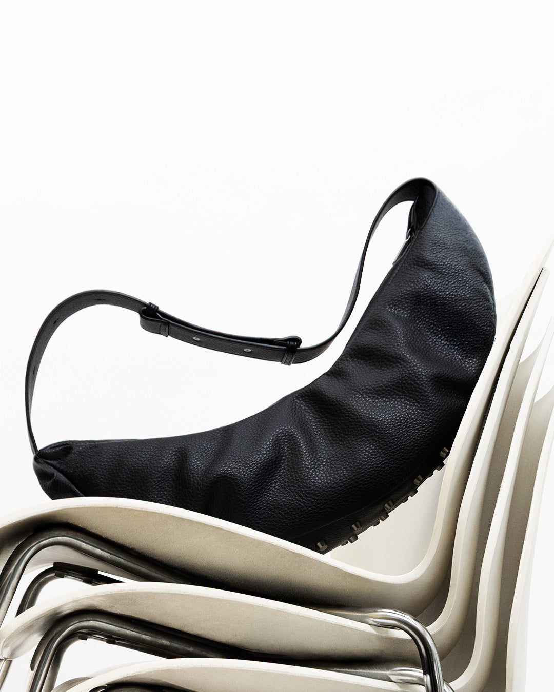 Black faux leather bag - Ferita