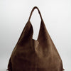 Bolso hobo de piel marrón - Fede Maxi