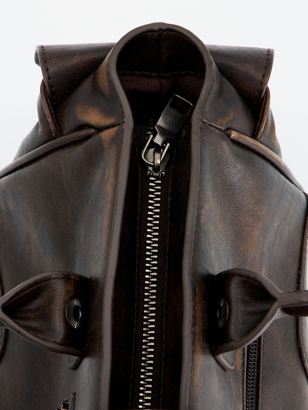 Bolso marrón efecto envejecido - Faba