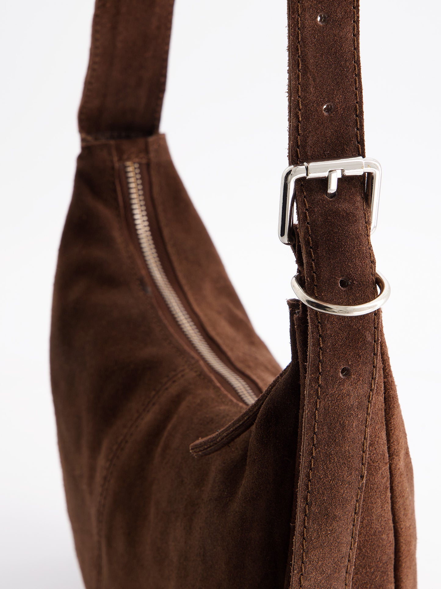 Suede crescent bag - Marseille