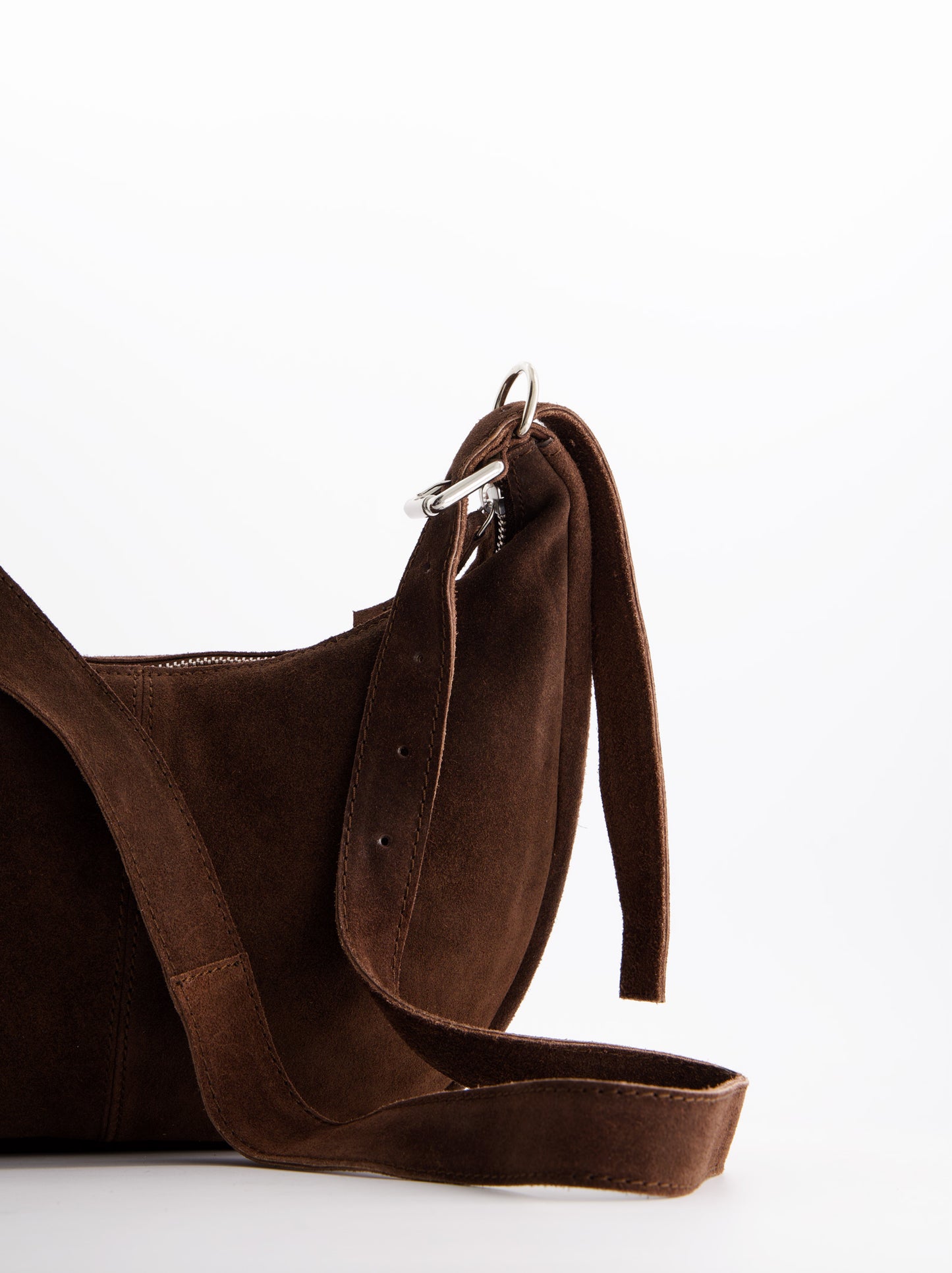 Suede crescent bag - Marseille