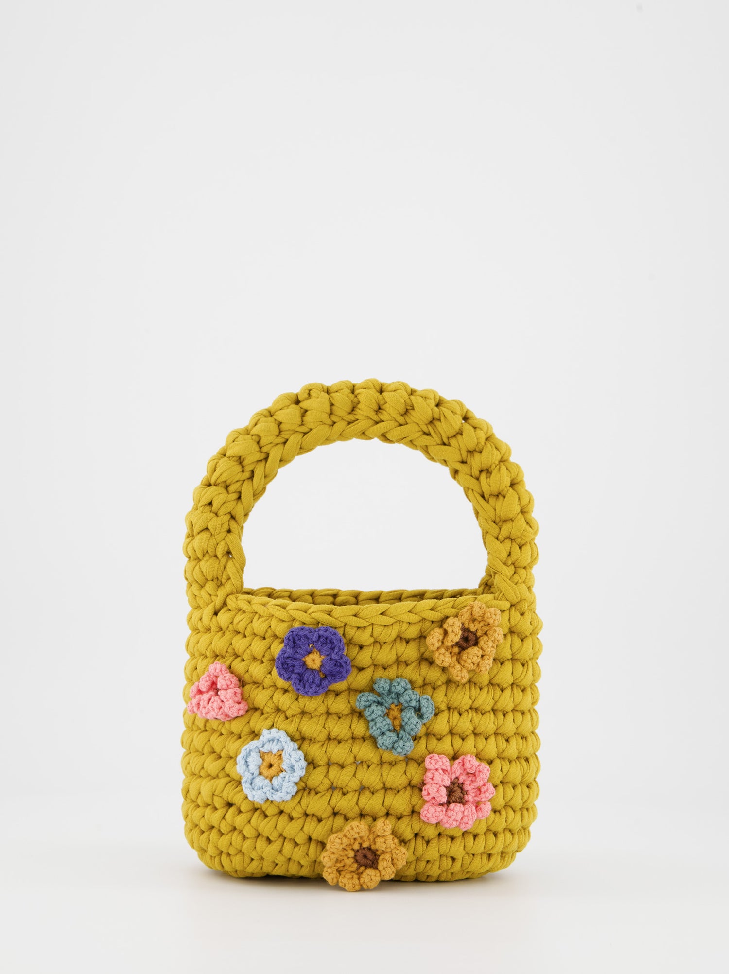 Bolso mini de crochet con flores - Marzia