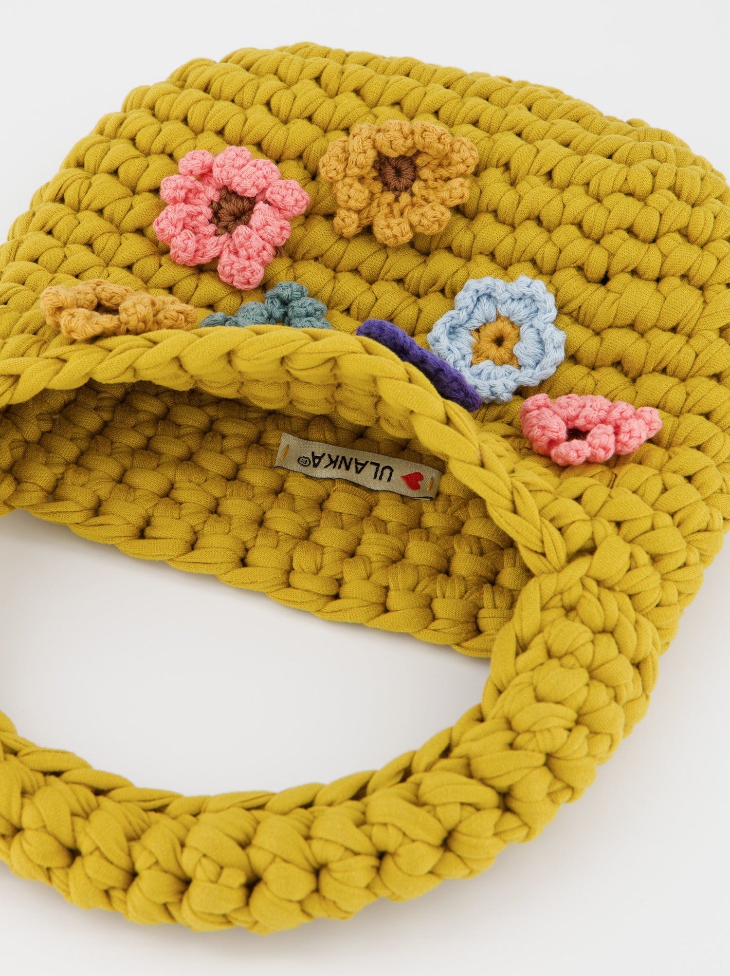 Bolso mini de crochet con flores - Marzia