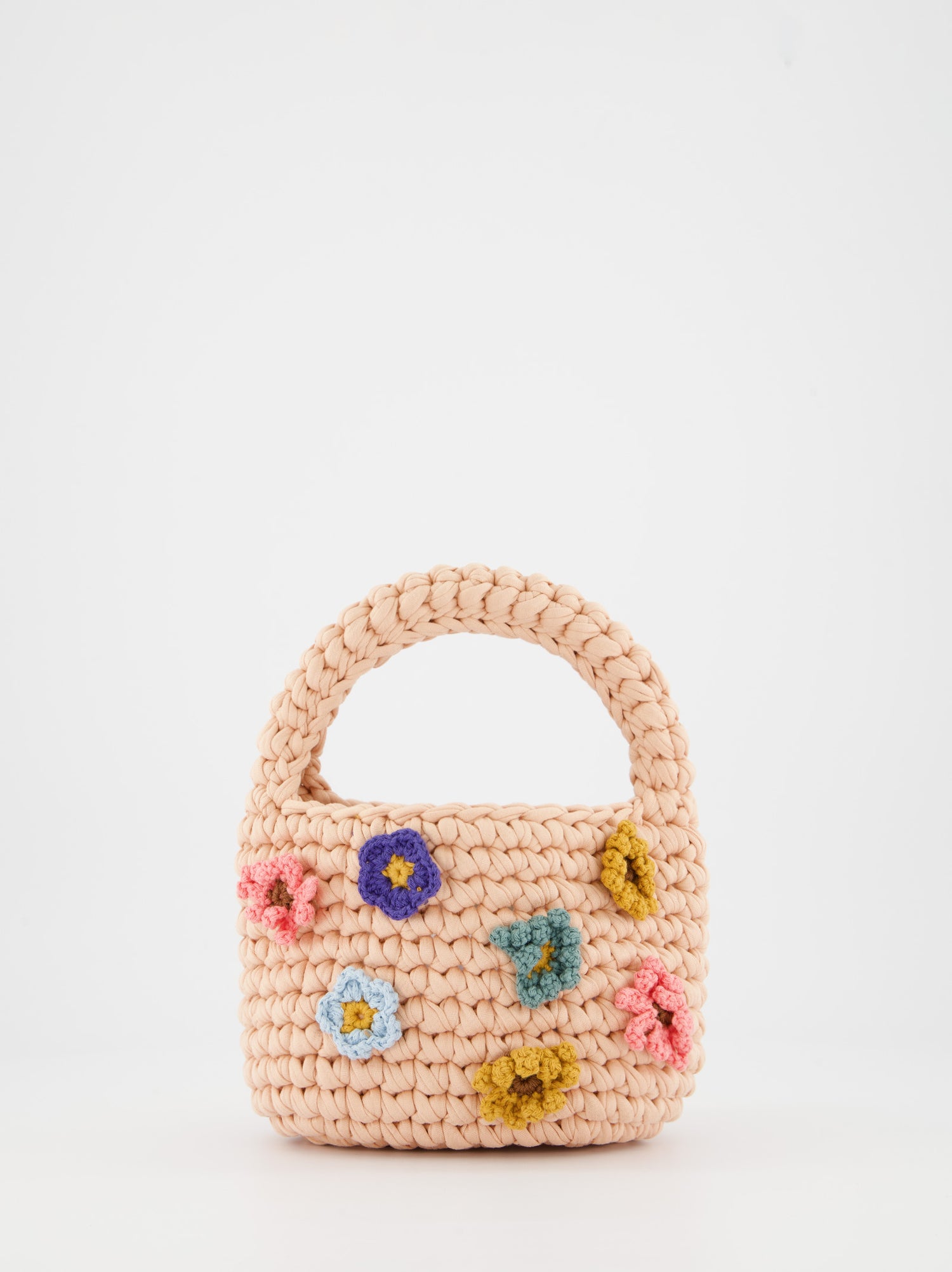 Bolso mini de crochet con flores - Marzia
