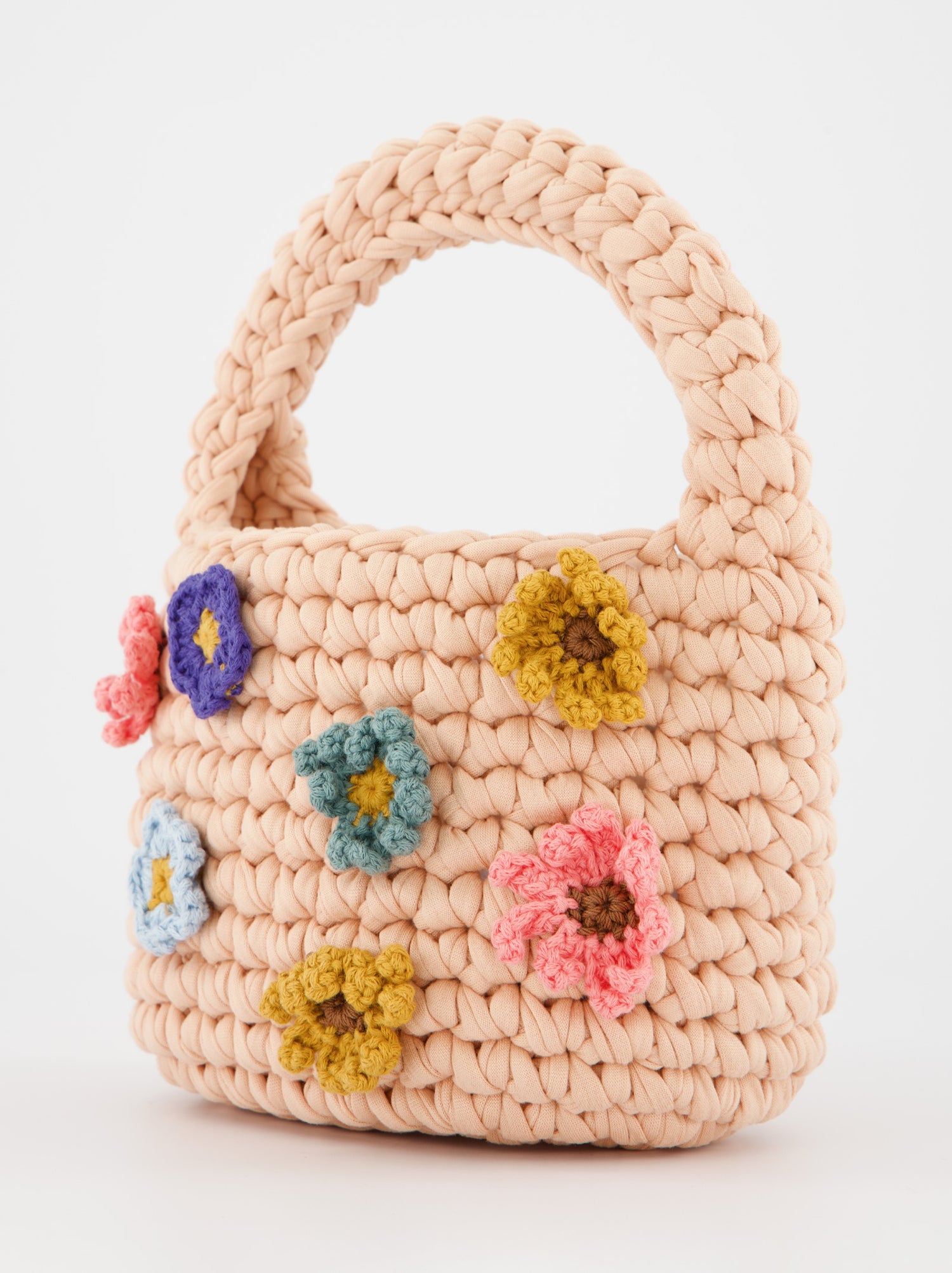 Bolso mini de crochet con flores - Marzia
