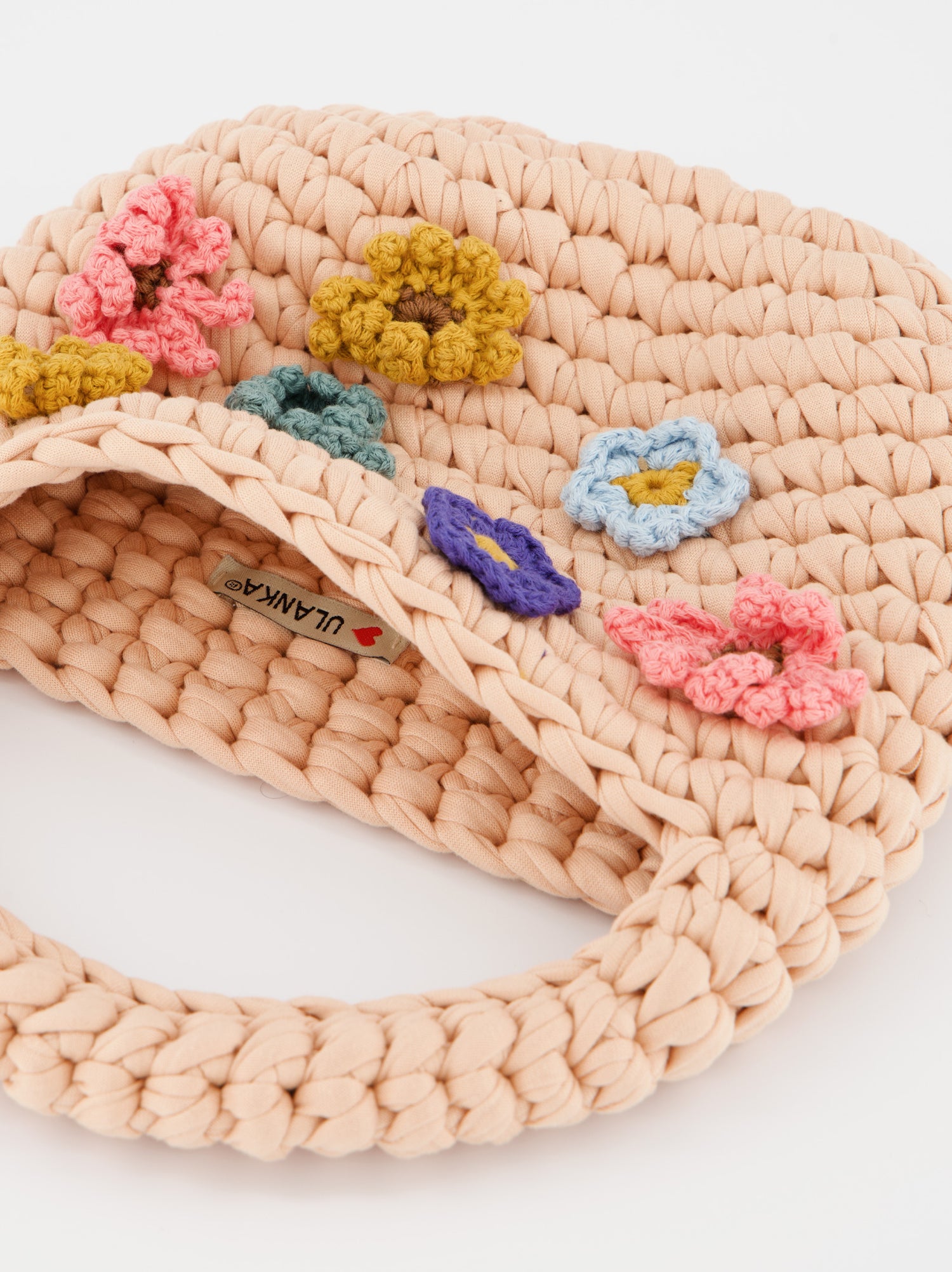 Bolso mini de crochet con flores - Marzia