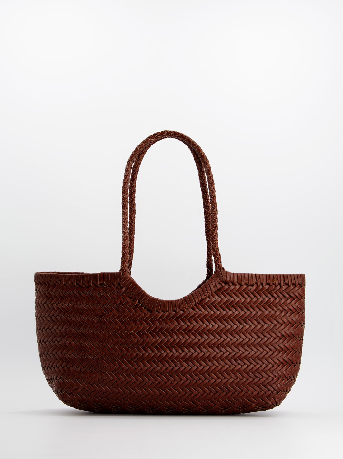 Braided leather shopper bag - Romi Ulanka