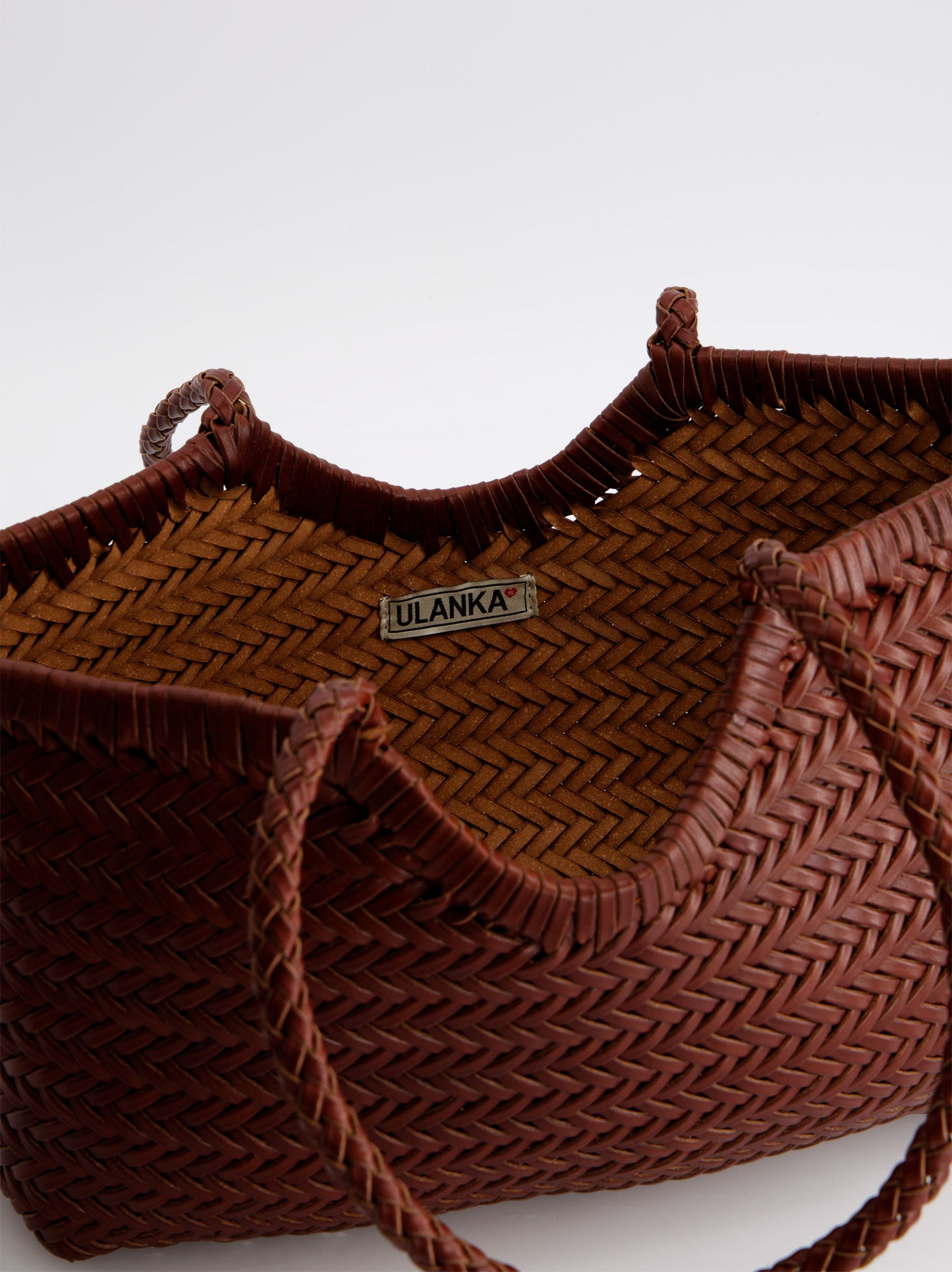 Braided leather shopper bag - Romi Ulanka