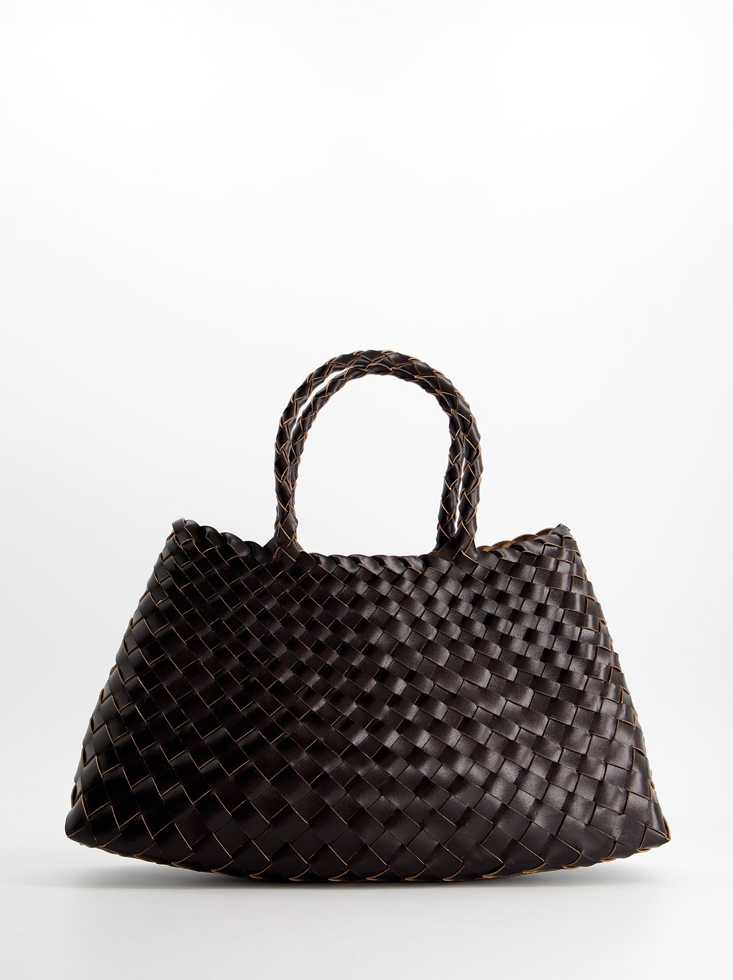 Bolso shopper de piel trenzada - Barrera
