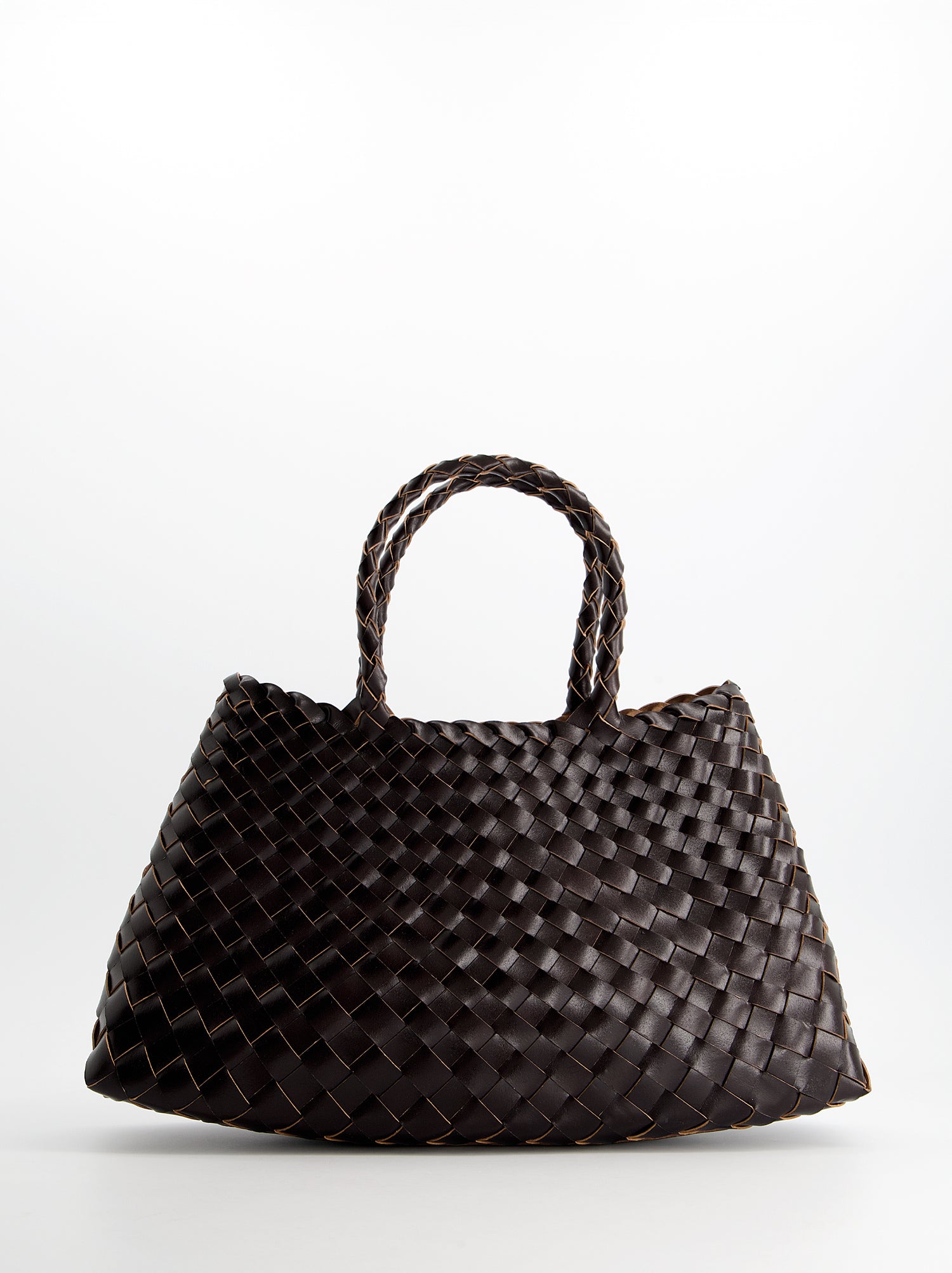 Bolso shopper de piel trenzada - Barrera