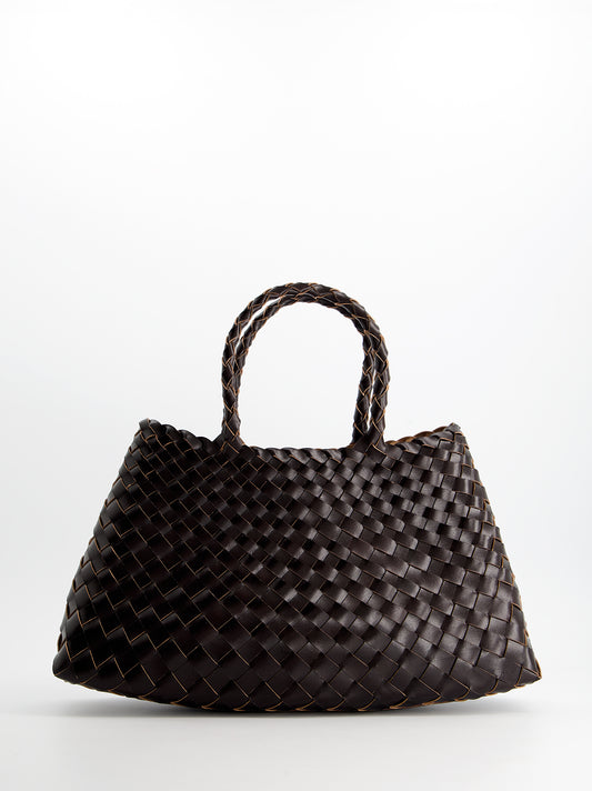 Bolso shopper de piel trenzada - Barrera