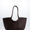Bolso shopper maxi de piel trenzada - Romi XL