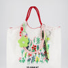 Bolso tote de nylon bordado con charms - Matty
