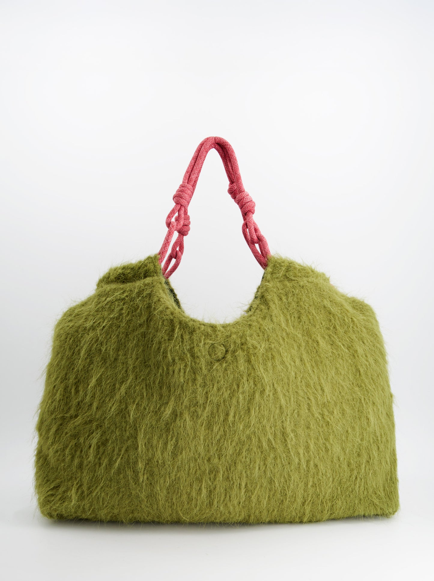 Bolso tote de pelo con charms - ULK Fuzzy