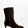 Suede ankle boots with kitten heel - ULK Duffy