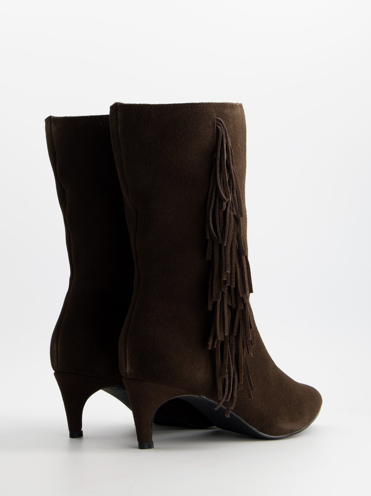 Botines de ante con tacón kitten - ULK Duffy