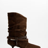 Suede ankle boots with kitten heel - ULK Irving