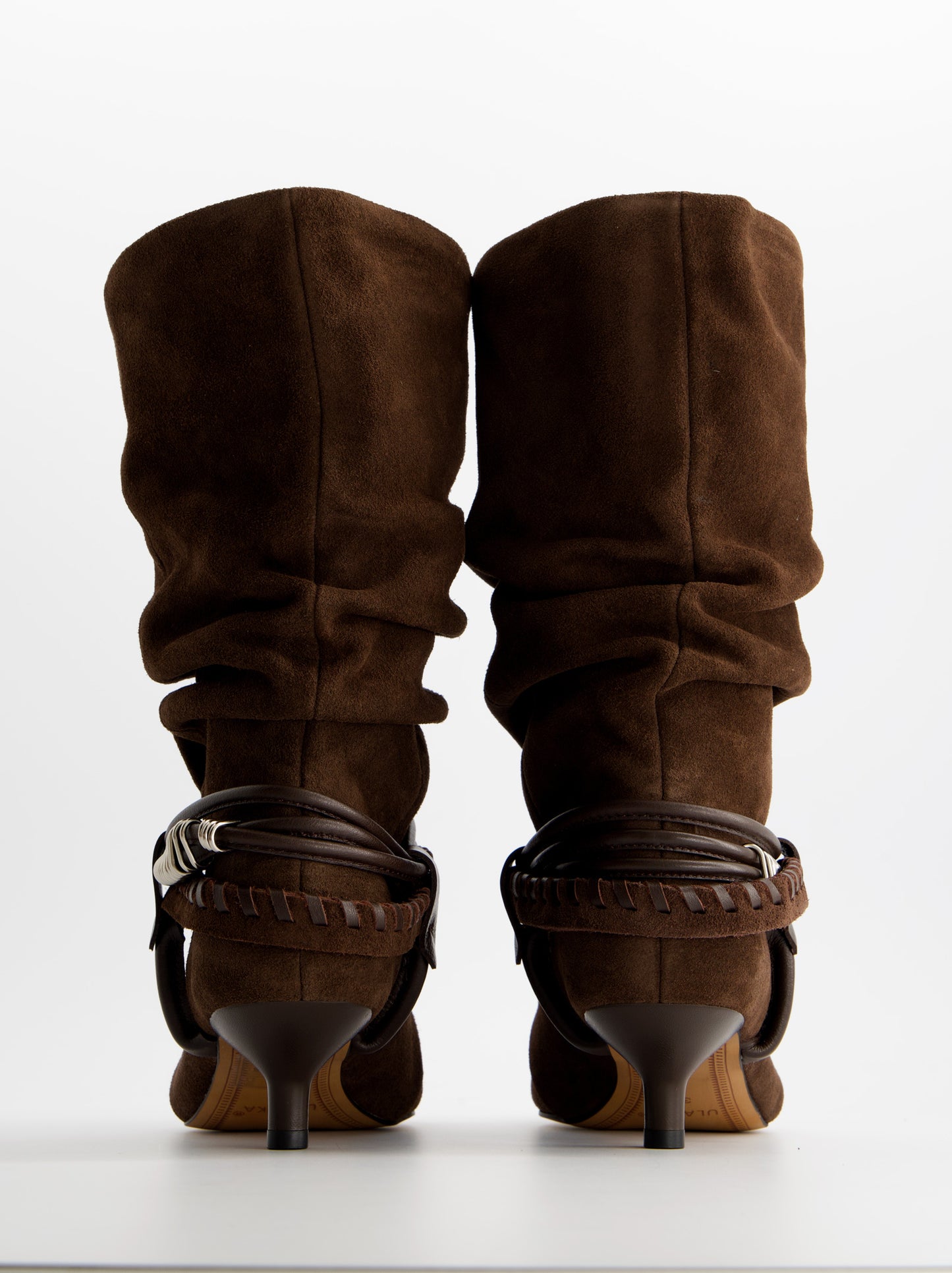 Botines de ante con tacón kitten - ULK Irving