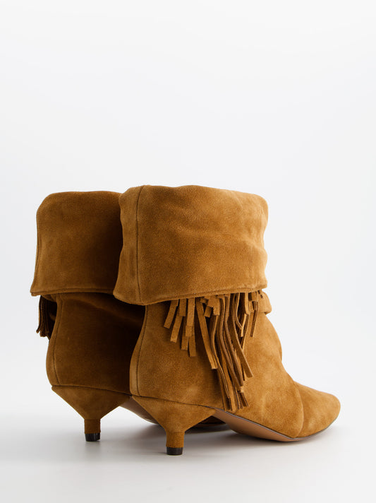 Boho-style suede ankle boots - ULK Conroe