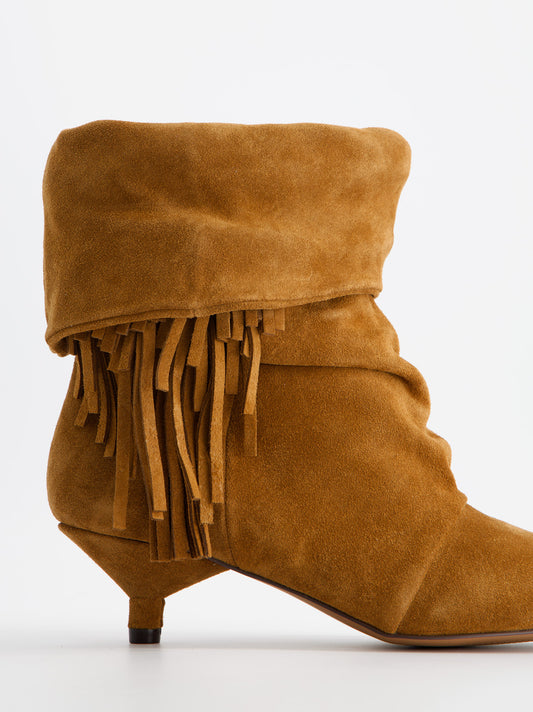 Boho-style suede ankle boots - ULK Conroe