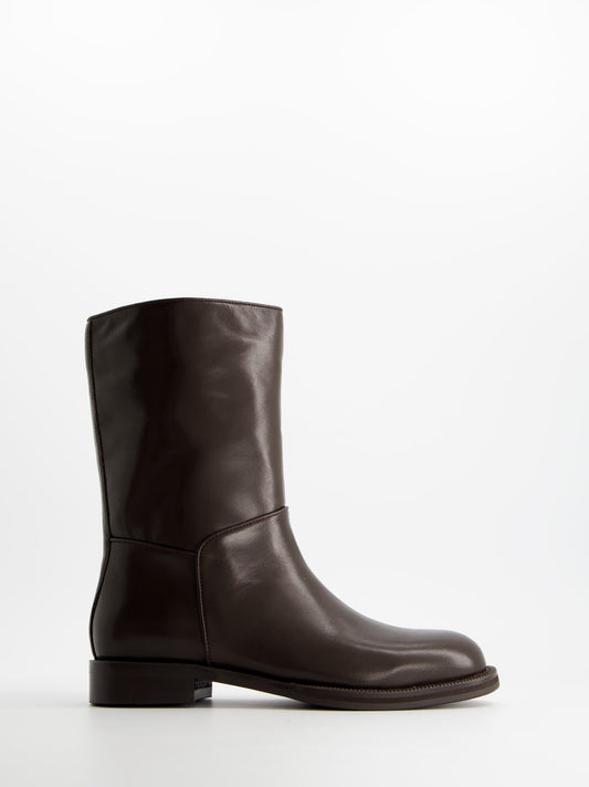 Flat leather ankle boots - ULK Tommy