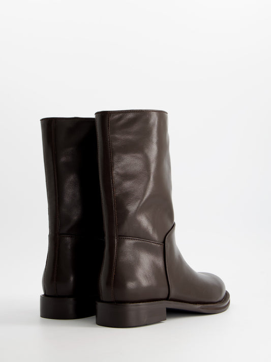 Flat leather ankle boots - ULK Tommy
