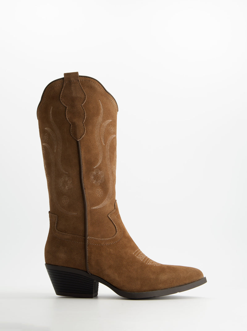 Botas cowboy de ante - Ulk India