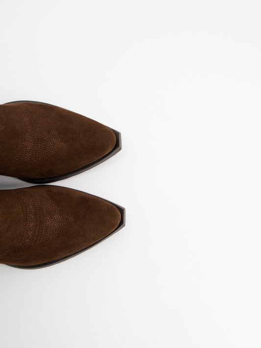 Botas cowboy de ante - India