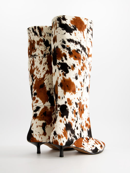 Botas de pelo con animal print - ULK Rockwall