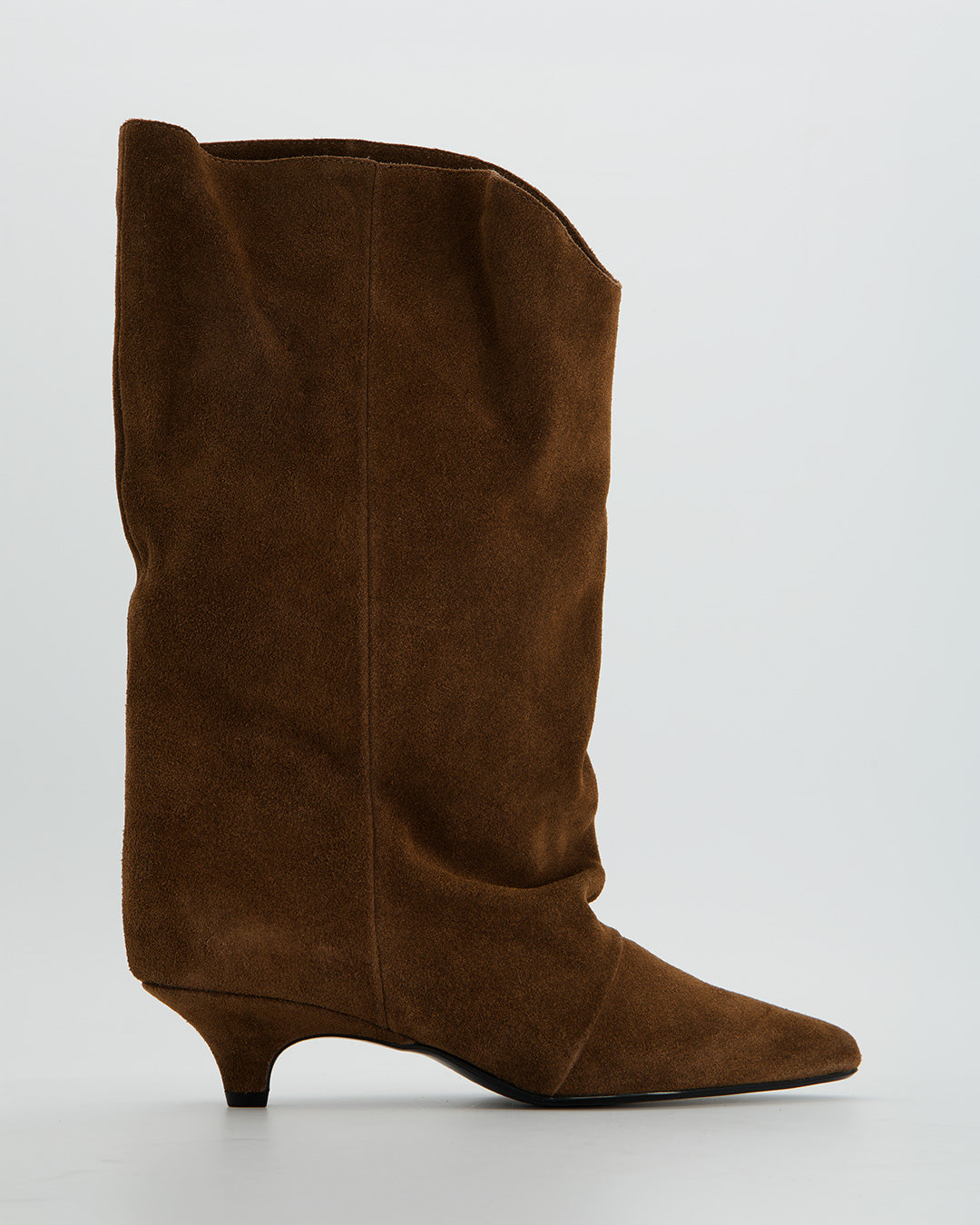 Botas altas de ante marrón - Tibon