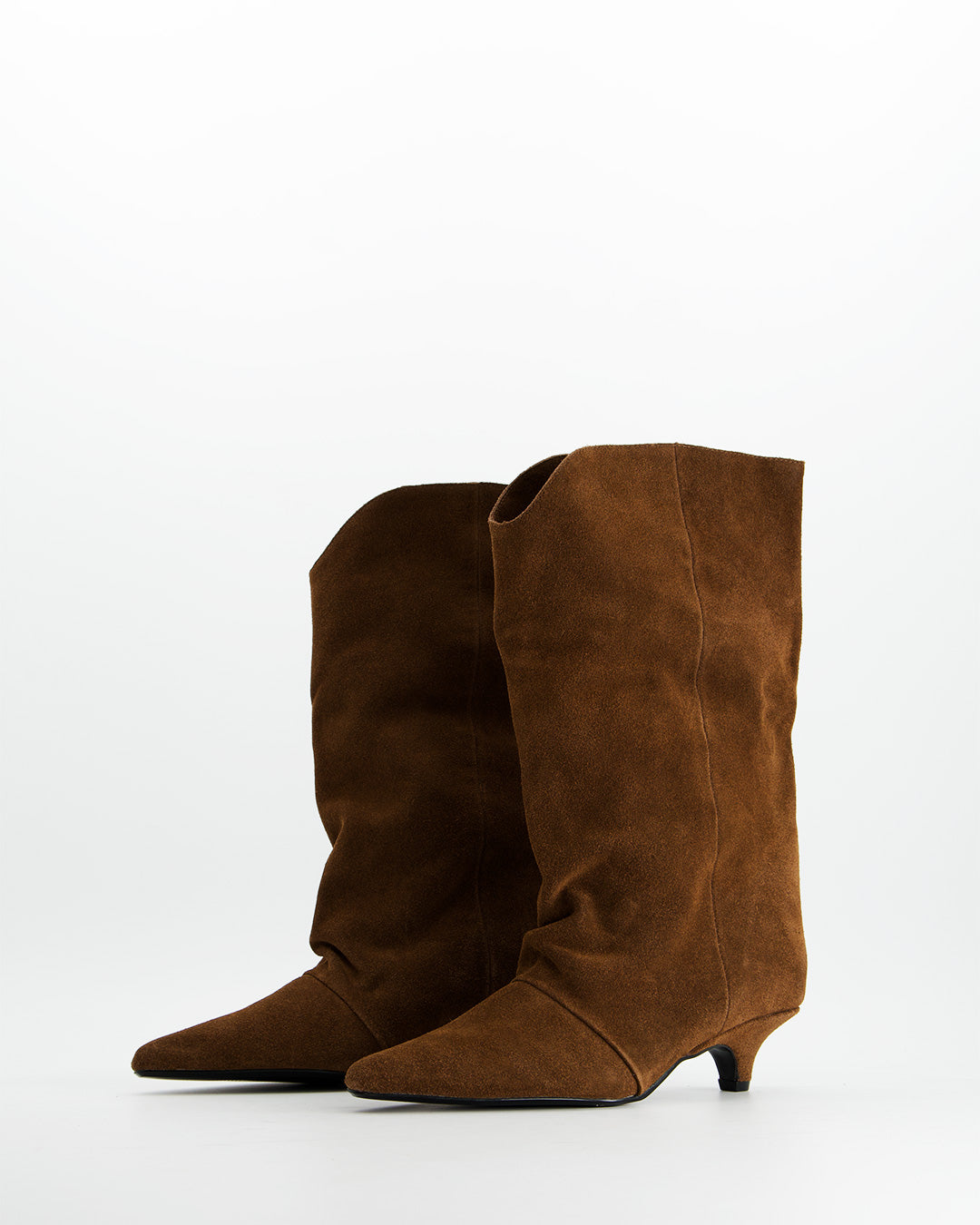 Botas altas de ante marrón - Tibon